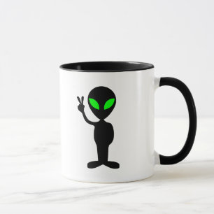 Peaceful Alien Mug