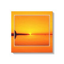 Peaceful Amber Sunset