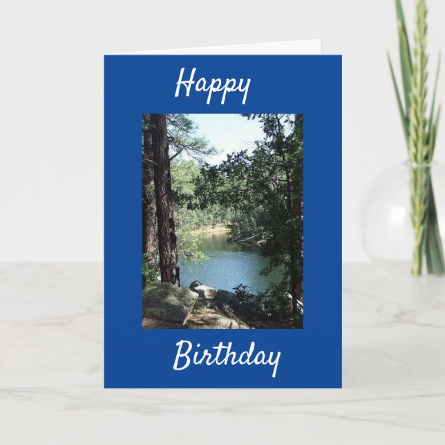 PEACEFUL AND BEAUTIFUL BIRTHDAY WISHES CARD (Front)