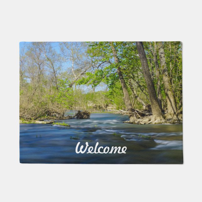 Peaceful At The River Doormat (Front)