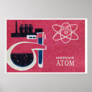 Peaceful Atom Chemistry - Matchbox Print