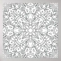 Peaceful Autumn: Halloween Magic Colouring