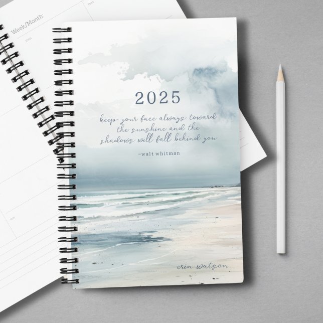 Peaceful Beach Custom Quote Weekly Planner (Creator Uploaded)