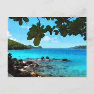 Peaceful Beach St Thomas Postcard