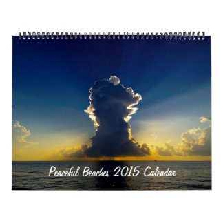 Peaceful Beaches 2015 Calendar