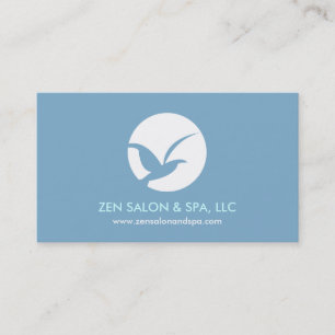 Peaceful Bird Logo Salon/Spa Business Card