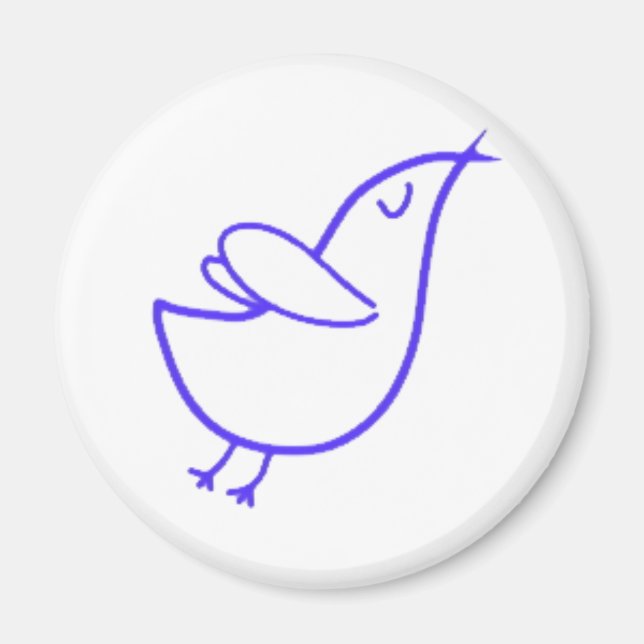 Peaceful Birds Magnet (Front)