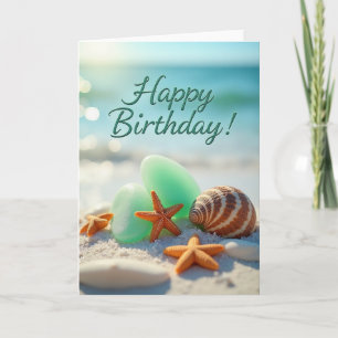 Peaceful Birthday Coastal Card
