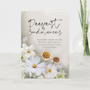 Peaceful Blossoms Sympathy Card