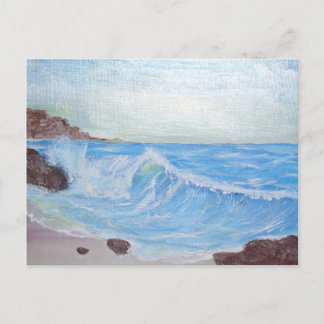 Peaceful Blue Sea Postcard