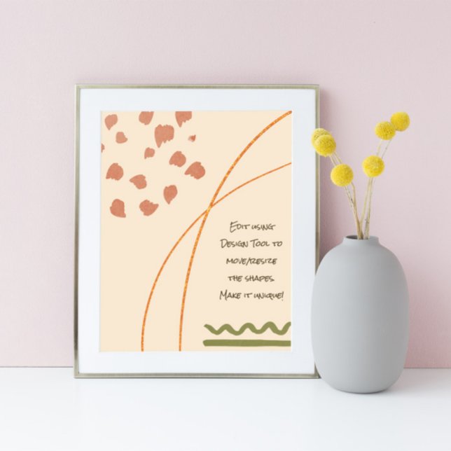Peaceful Boho Shapes Poster (Creator Uploaded)