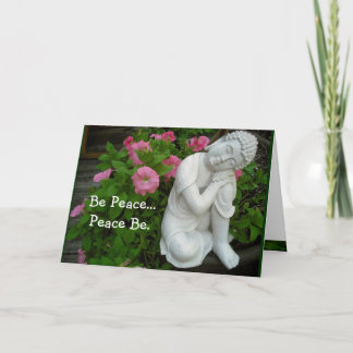 Peaceful Buddha Greeting Card