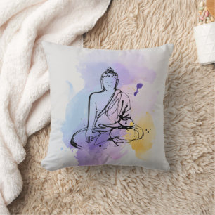 Peaceful Buddha Meditation Pillow
