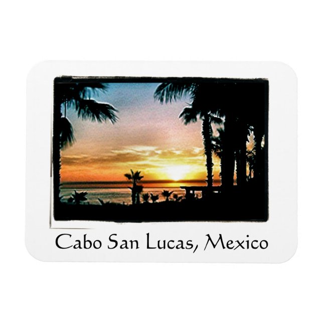 Peaceful Cabo Sunset Magnet (Horizontal)