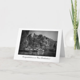 Peaceful Canal - Congratulations on Graduating Card