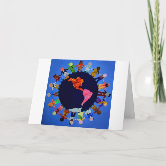 Peaceful Children around the World Card (Front)
