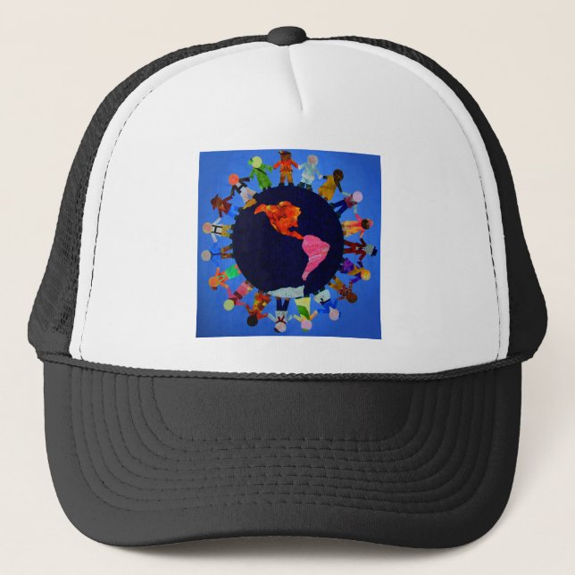 Peaceful Children around the World Hat (Front)