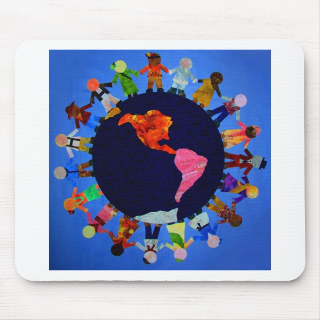 Peaceful Children around the World Mousepad (Front)