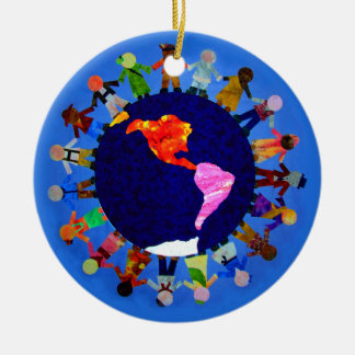 Peaceful Children around the World Ornament