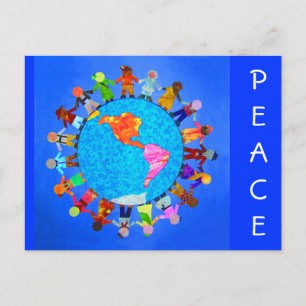 Peaceful Children Postcard