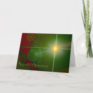 Peaceful Christmas Holiday Card