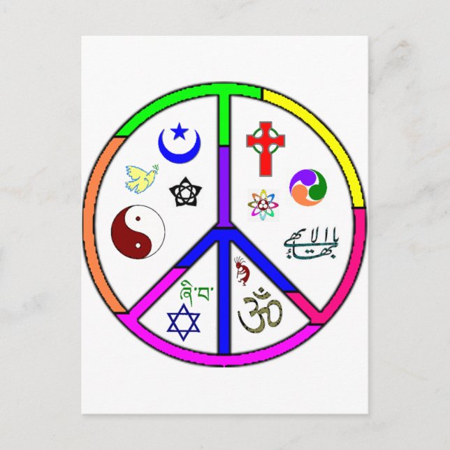 Peaceful Coexistence Postcard (Front)