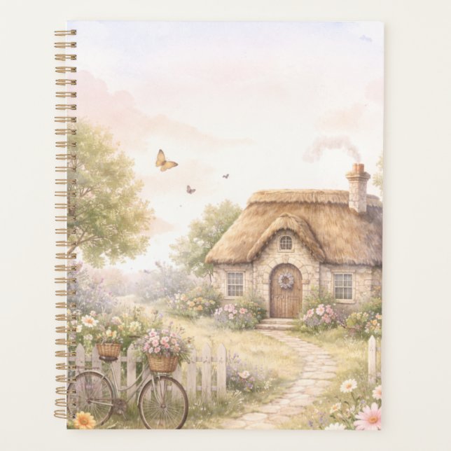 Peaceful Cottage Life Planner (Front)