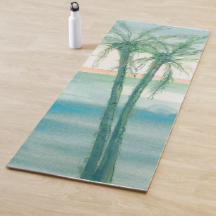 Peaceful Dusk Tropical Yoga Mat