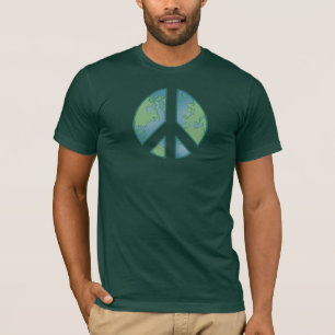 Peaceful Earth Mens Shirt- Forest T-Shirt