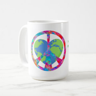 Peaceful Embrace Earth Coffee Mug