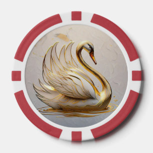 "Peaceful Escape from Chaos" Poker Chips