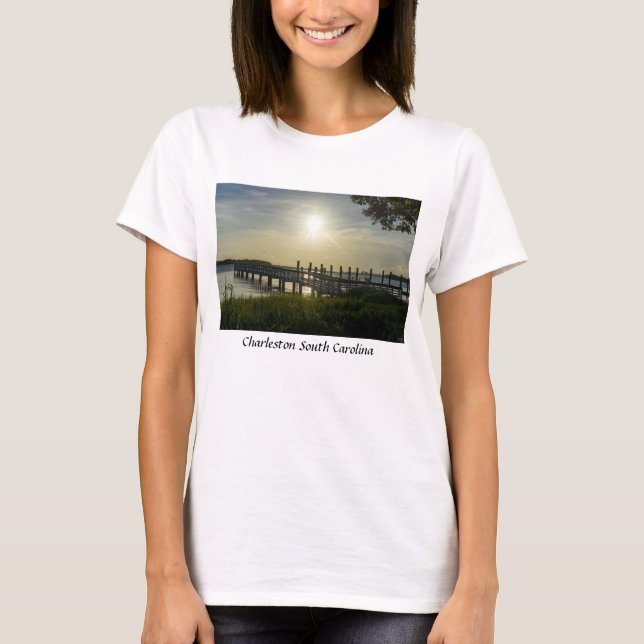 Peaceful Evening At Cooper River T-Shirt (Front)