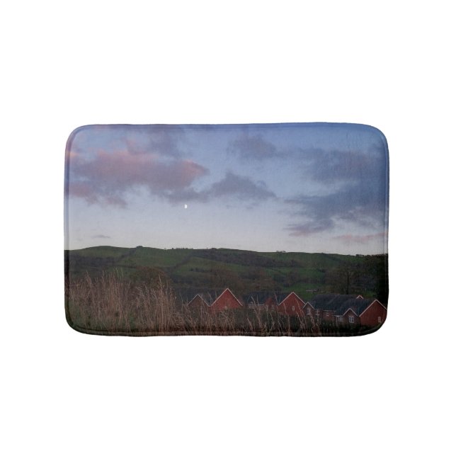 Peaceful Evening in Newtown Bath Mat (Front)