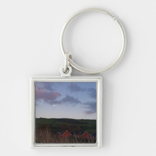 Peaceful Evening in Newtown Key Ring (Front)