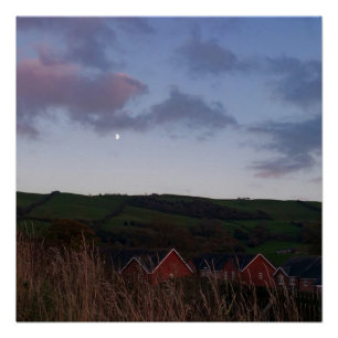 Peaceful Evening in Newtown Poster