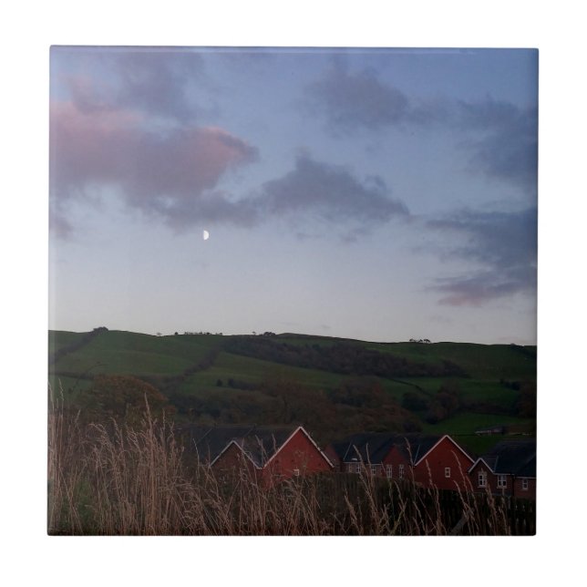 Peaceful Evening in Newtown Tile (Front)