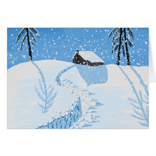 Peaceful Falling Snow (Front Horizontal)