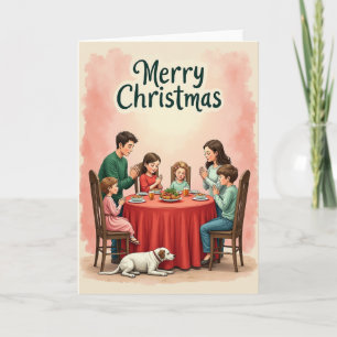 Peaceful Family Christmas Card