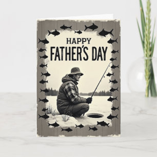 Peaceful Fathers Day Fishing Card