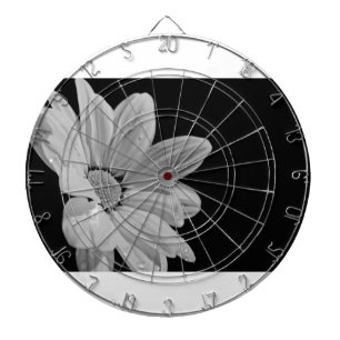 Peaceful Floral Dartboard