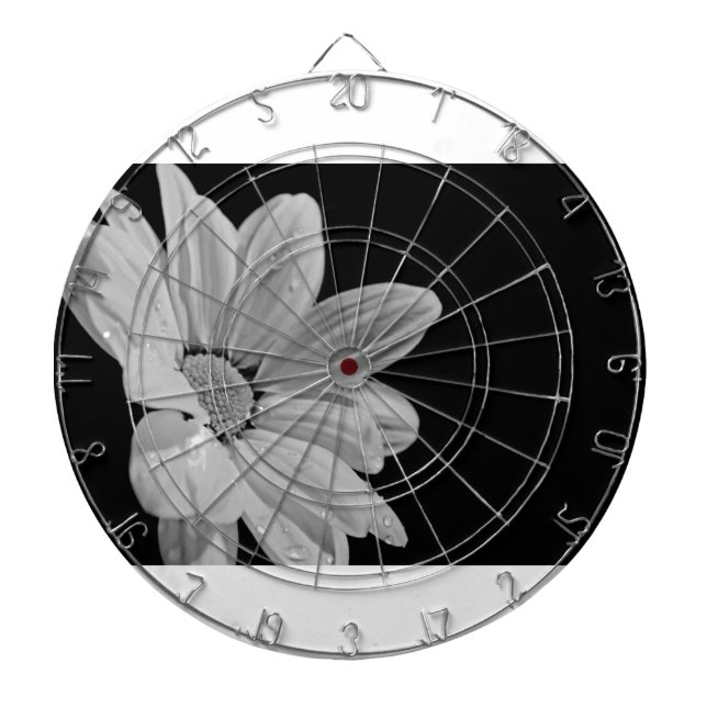 Peaceful Floral Dartboard (Front)