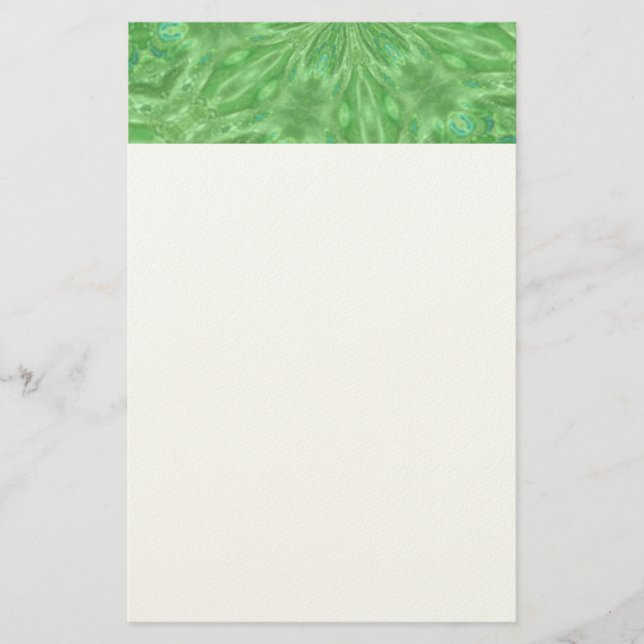 Peaceful Floral Stationery (Front)