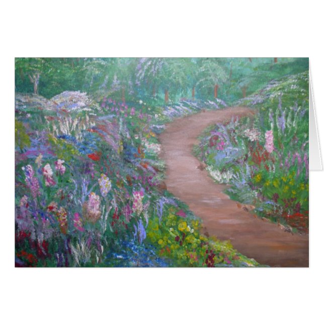 Peaceful Flower Walk (Front Horizontal)