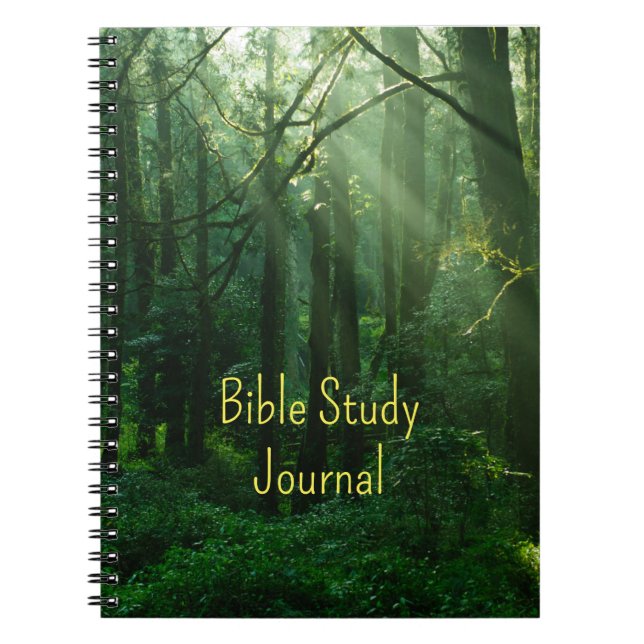 Peaceful Forest Bible Study Journal  (Front)