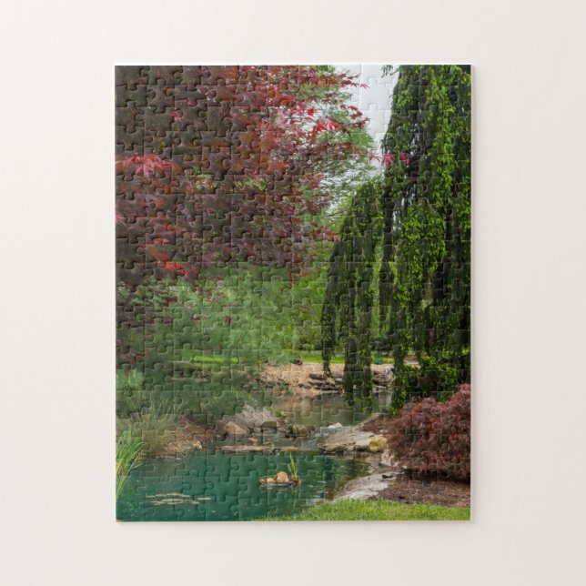 Peaceful Garden Jigsaw Puzzle (Vertical)