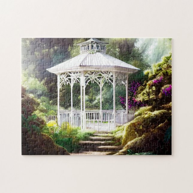 Peaceful Gazebo Jigsaw Puzzle (Horizontal)