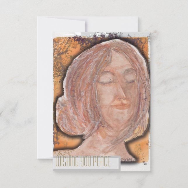 Peaceful Greetings Card (Front)