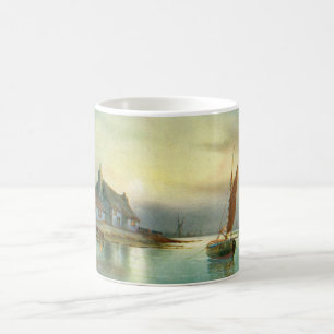 Peaceful harbour coffee mug