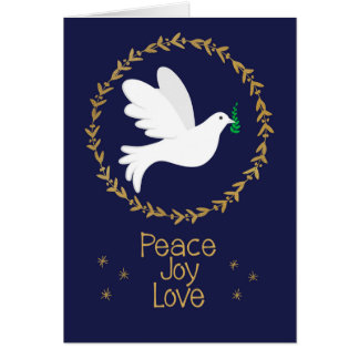 Peaceful Holiday Dove Card