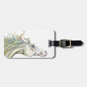 Peaceful Horse Luggage Tag